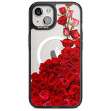 Floral Roses Phone Case iPhone 15 / Magsafe Black Impact Case,iPhone 15 Plus / Magsafe Black Impact Case,iPhone 13 / Magsafe Black Impact Case,iPhone 14 / Magsafe Black Impact Case,iPhone 14 Plus / Magsafe Black Impact Case Blanc Space