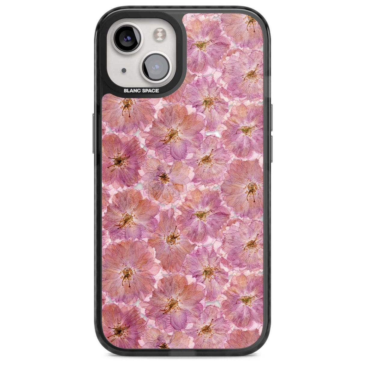 Large Pink Flowers Transparent Design Phone Case iPhone 15 Plus / Magsafe Black Impact Case,iPhone 15 / Magsafe Black Impact Case,iPhone 14 Plus / Magsafe Black Impact Case,iPhone 14 / Magsafe Black Impact Case,iPhone 13 / Magsafe Black Impact Case Blanc Space