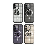 Grid Pattern Not Your Babe Phone Case iPhone 15 Pro Max / Black Impact Case,iPhone 15 Plus / Black Impact Case,iPhone 15 Pro / Black Impact Case,iPhone 15 / Black Impact Case,iPhone 15 Pro Max / Impact Case,iPhone 15 Plus / Impact Case,iPhone 15 Pro / Impact Case,iPhone 15 / Impact Case,iPhone 15 Pro Max / Magsafe Black Impact Case,iPhone 15 Plus / Magsafe Black Impact Case,iPhone 15 Pro / Magsafe Black Impact Case,iPhone 15 / Magsafe Black Impact Case,iPhone 14 Pro Max / Black Impact Case,iPhone 14 Plus / 