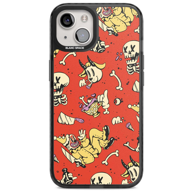 Red Retro Halloween Pattern