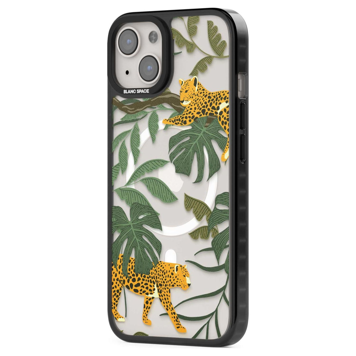 Two Jaguars & Foliage Jungle Cat Pattern