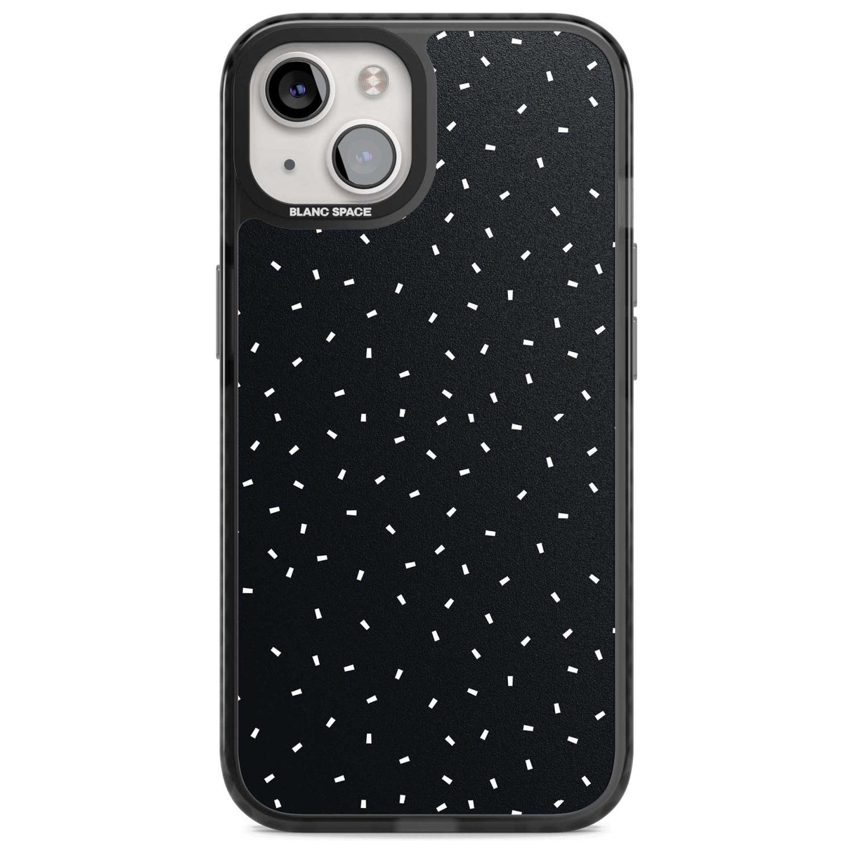 Confetti (Black) Phone Case iPhone 15 / Magsafe Black Impact Case,iPhone 15 Plus / Magsafe Black Impact Case,iPhone 13 / Magsafe Black Impact Case,iPhone 14 / Magsafe Black Impact Case,iPhone 14 Plus / Magsafe Black Impact Case Blanc Space