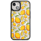 Lemon Pattern Phone Case iPhone 15 Plus / Magsafe Black Impact Case,iPhone 15 / Magsafe Black Impact Case,iPhone 14 Plus / Magsafe Black Impact Case,iPhone 14 / Magsafe Black Impact Case,iPhone 13 / Magsafe Black Impact Case Blanc Space