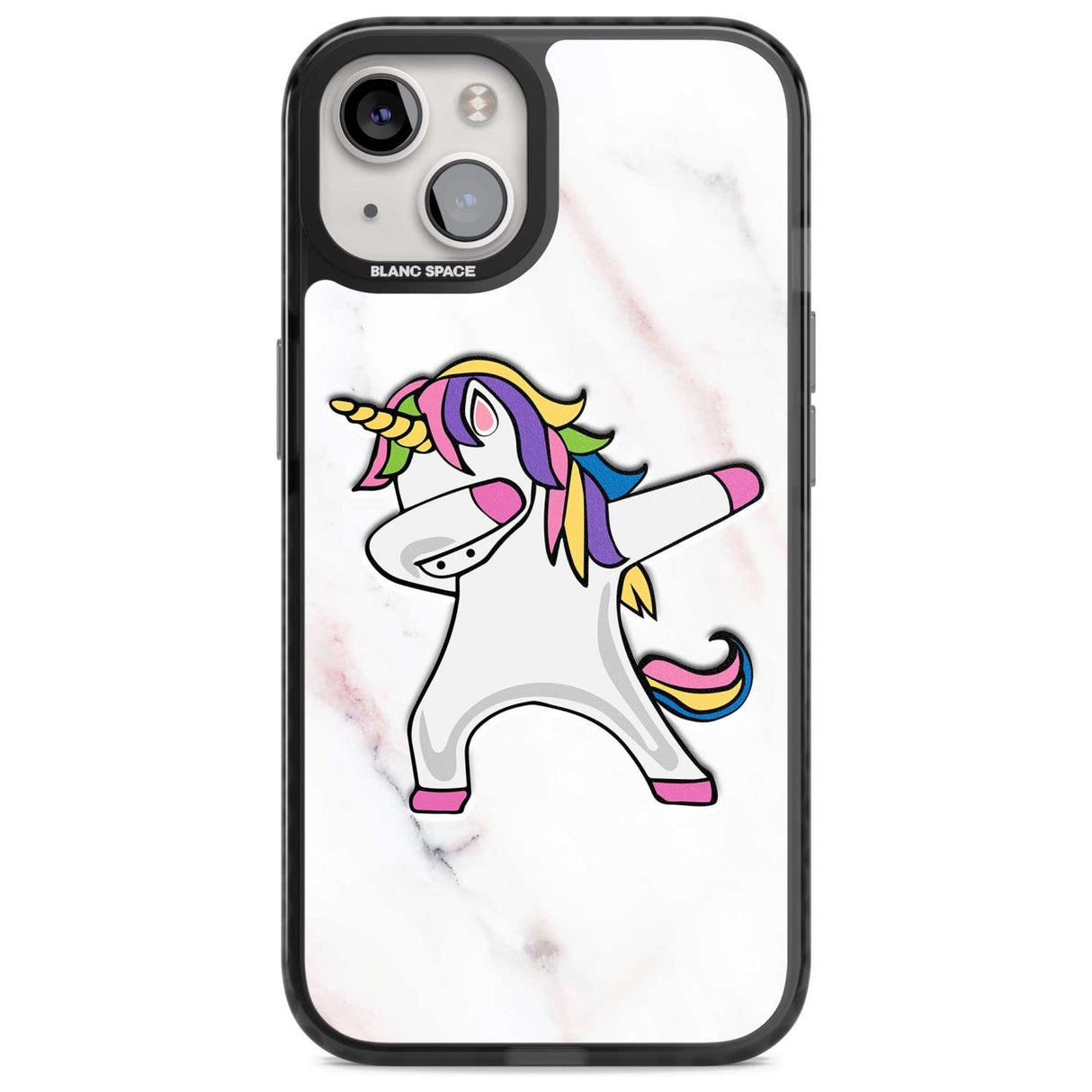 Designer Marble Unicorn Dab Phone Case iPhone 15 / Magsafe Black Impact Case,iPhone 15 Plus / Magsafe Black Impact Case,iPhone 13 / Magsafe Black Impact Case,iPhone 14 / Magsafe Black Impact Case,iPhone 14 Plus / Magsafe Black Impact Case Blanc Space