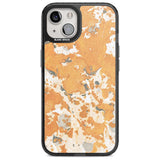 Orange Marbled Paper Pattern Phone Case iPhone 15 Plus / Magsafe Black Impact Case,iPhone 15 / Magsafe Black Impact Case,iPhone 14 Plus / Magsafe Black Impact Case,iPhone 14 / Magsafe Black Impact Case,iPhone 13 / Magsafe Black Impact Case Blanc Space