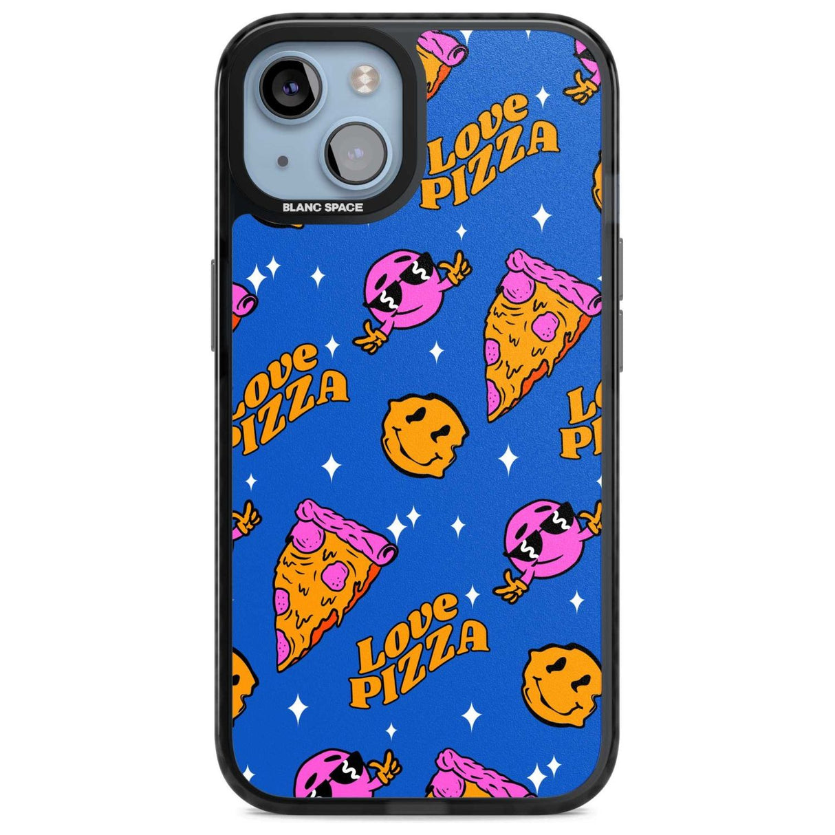 Psychedelic Love Pizza Pattern