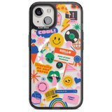 Nostalgic Stickers #1 Phone Case iPhone 15 Plus / Magsafe Black Impact Case,iPhone 15 / Magsafe Black Impact Case,iPhone 14 Plus / Magsafe Black Impact Case,iPhone 14 / Magsafe Black Impact Case,iPhone 13 / Magsafe Black Impact Case Blanc Space