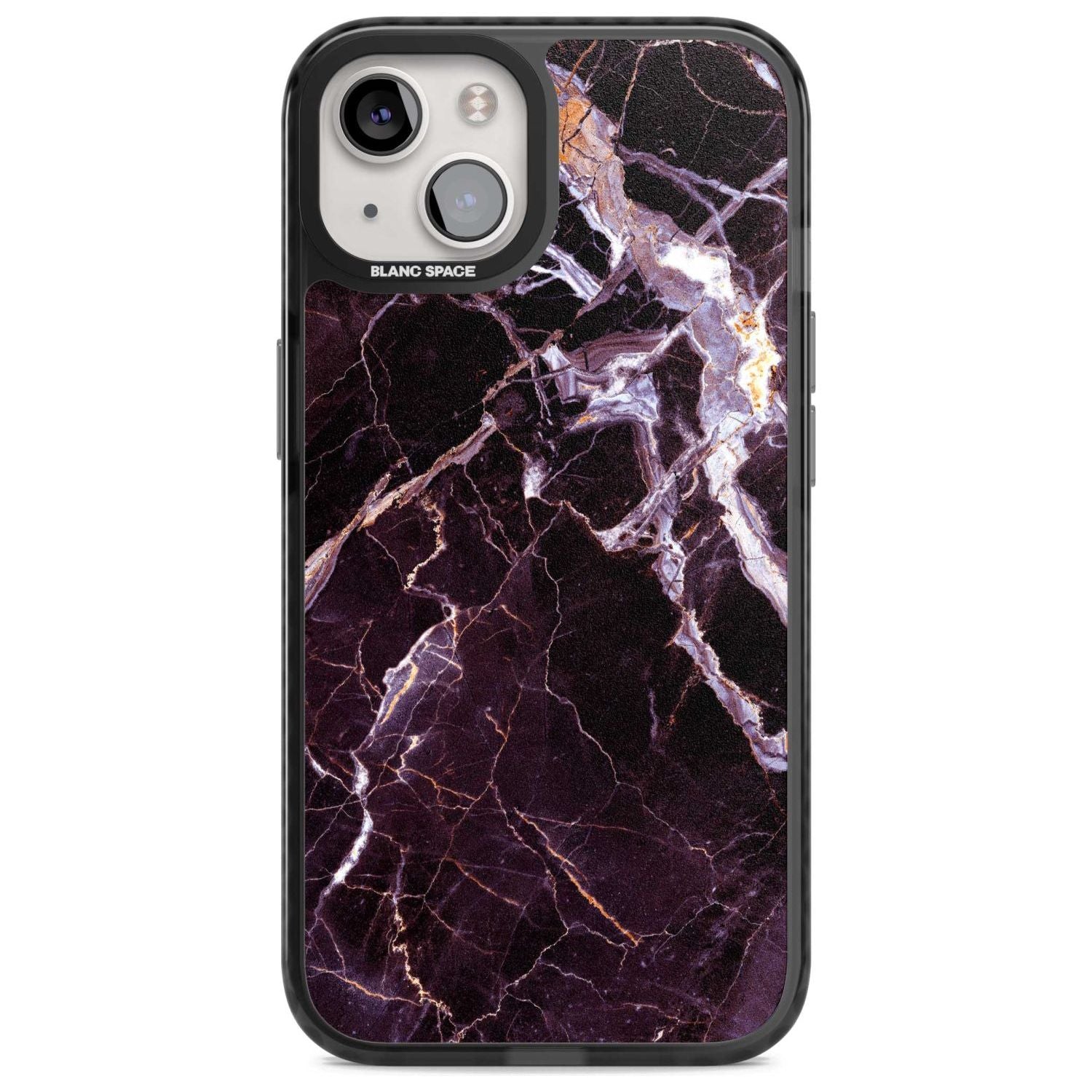Black, Purple & Yellow shattered Marble Phone Case iPhone 15 Plus / Magsafe Black Impact Case,iPhone 15 / Magsafe Black Impact Case,iPhone 14 Plus / Magsafe Black Impact Case,iPhone 14 / Magsafe Black Impact Case,iPhone 13 / Magsafe Black Impact Case Blanc Space