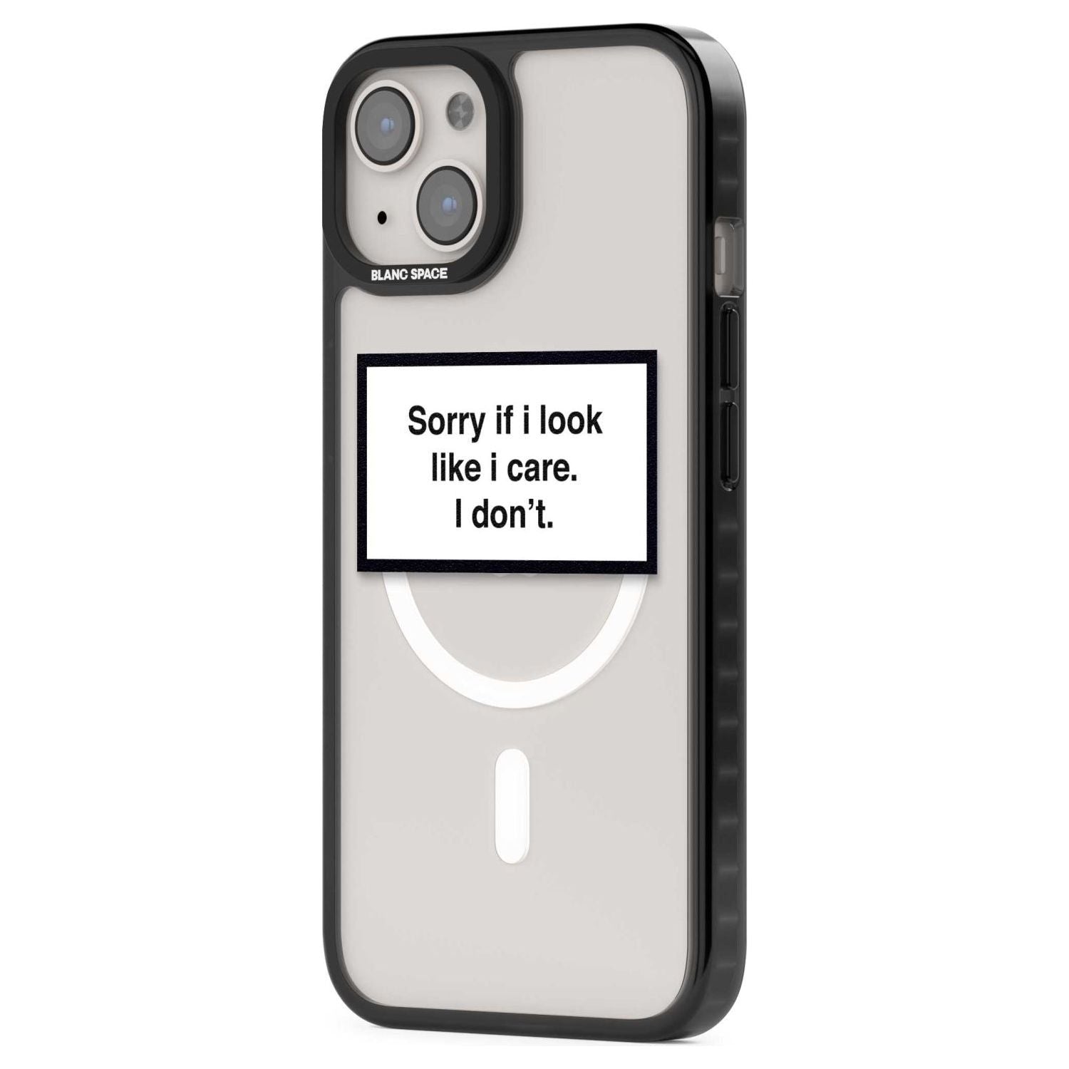 Sorry if it looks like I care