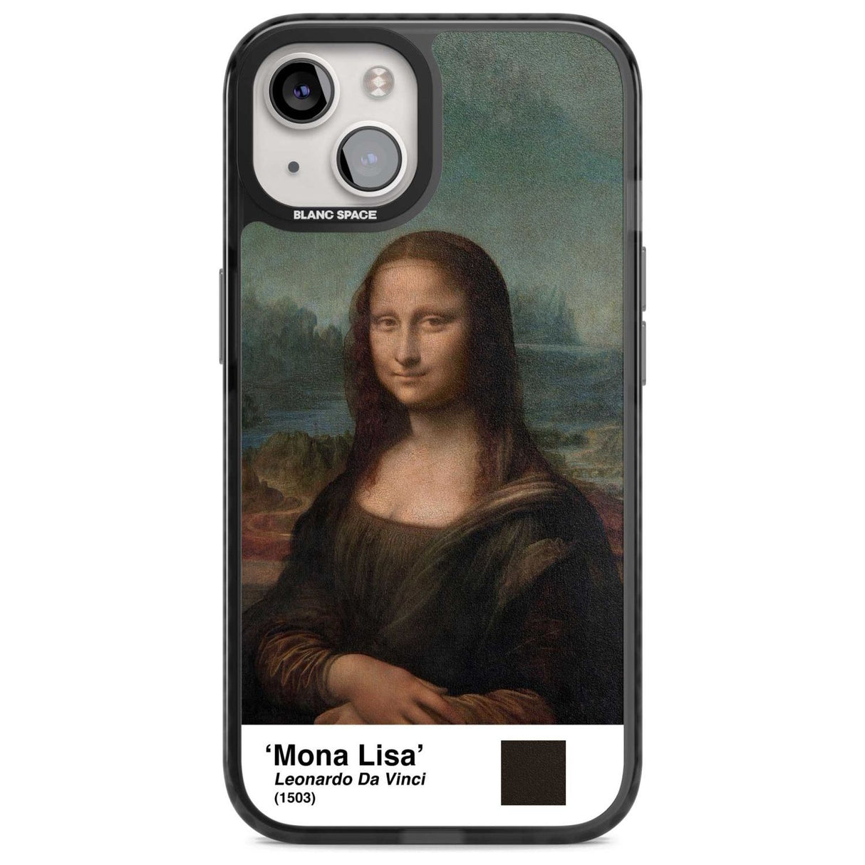 Mona Lisa Phone Case iPhone 15 Plus / Magsafe Black Impact Case,iPhone 15 / Magsafe Black Impact Case,iPhone 14 Plus / Magsafe Black Impact Case,iPhone 14 / Magsafe Black Impact Case,iPhone 13 / Magsafe Black Impact Case Blanc Space