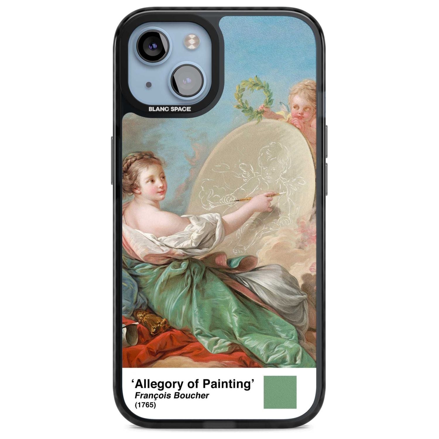 Allegory of Painting Phone Case iPhone 15 Plus / Magsafe Black Impact Case,iPhone 15 / Magsafe Black Impact Case,iPhone 14 Plus / Magsafe Black Impact Case,iPhone 14 / Magsafe Black Impact Case,iPhone 13 / Magsafe Black Impact Case Blanc Space