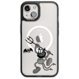 Dancing Devil Phone Case iPhone 15 Plus / Magsafe Black Impact Case,iPhone 15 / Magsafe Black Impact Case,iPhone 14 Plus / Magsafe Black Impact Case,iPhone 14 / Magsafe Black Impact Case,iPhone 13 / Magsafe Black Impact Case Blanc Space