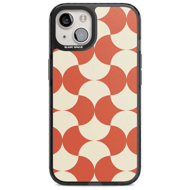Abstract Retro Shapes: Psychedelic Pattern Phone Case iPhone 15 Plus / Magsafe Black Impact Case,iPhone 15 / Magsafe Black Impact Case,iPhone 14 Plus / Magsafe Black Impact Case,iPhone 14 / Magsafe Black Impact Case,iPhone 13 / Magsafe Black Impact Case Blanc Space