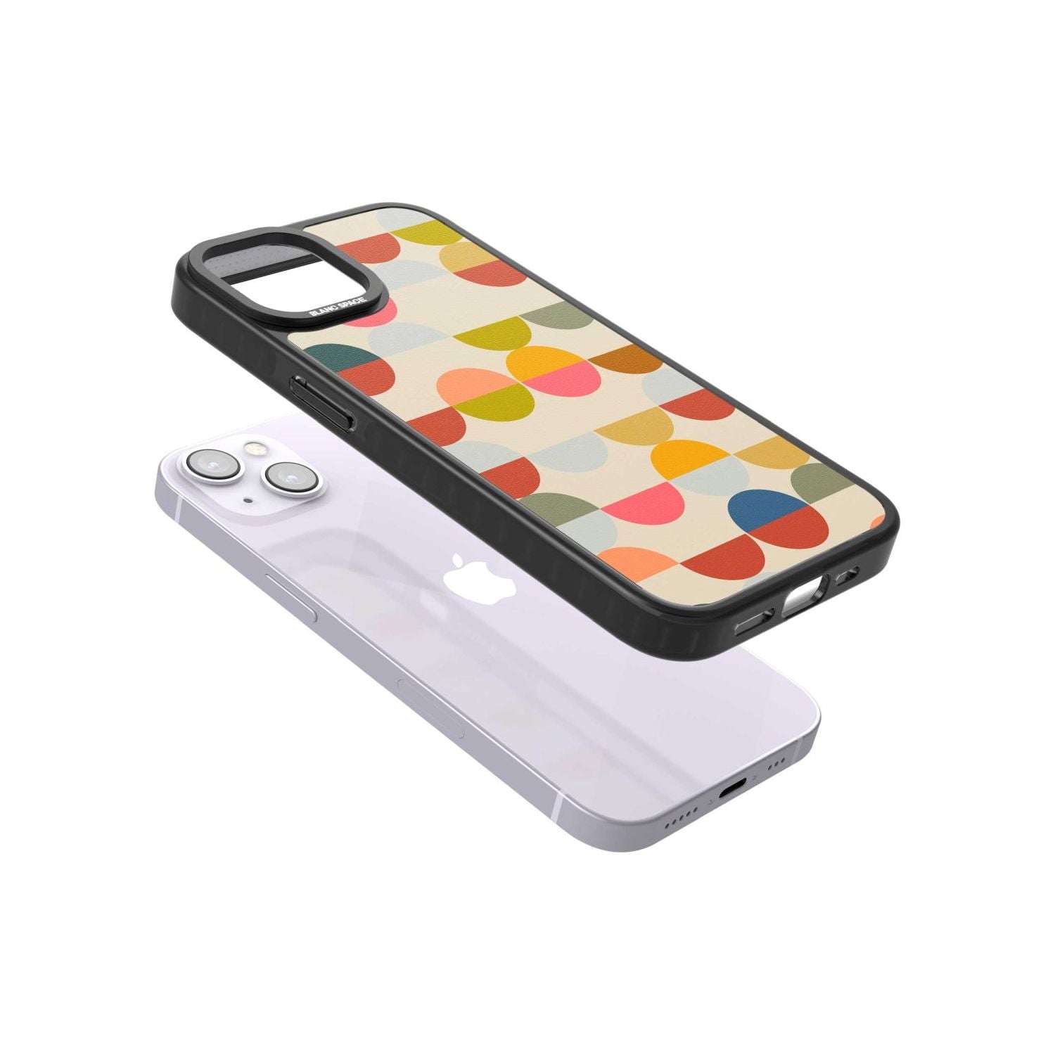Abstract Retro Shapes: Colourful Circles