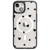 Black Hearts Pattern Phone Case iPhone 15 Plus / Magsafe Black Impact Case,iPhone 15 / Magsafe Black Impact Case,iPhone 14 Plus / Magsafe Black Impact Case,iPhone 14 / Magsafe Black Impact Case,iPhone 13 / Magsafe Black Impact Case Blanc Space