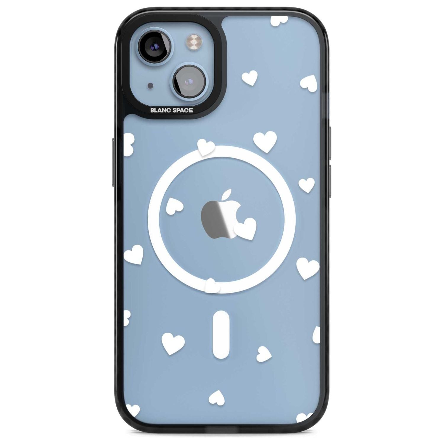 White Hearts Pattern