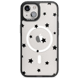 Black Stars Pattern Phone Case iPhone 15 Plus / Magsafe Black Impact Case,iPhone 15 / Magsafe Black Impact Case,iPhone 14 Plus / Magsafe Black Impact Case,iPhone 14 / Magsafe Black Impact Case,iPhone 13 / Magsafe Black Impact Case Blanc Space