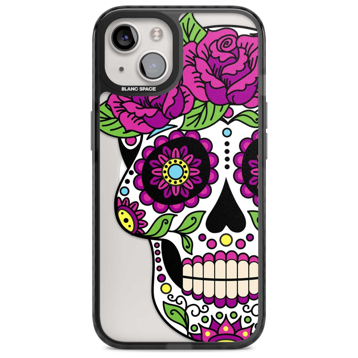 Purple Floral Sugar Skull