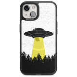 Alien Abduction Phone Case iPhone 15 Plus / Magsafe Black Impact Case,iPhone 15 / Magsafe Black Impact Case,iPhone 14 Plus / Magsafe Black Impact Case,iPhone 14 / Magsafe Black Impact Case,iPhone 13 / Magsafe Black Impact Case Blanc Space