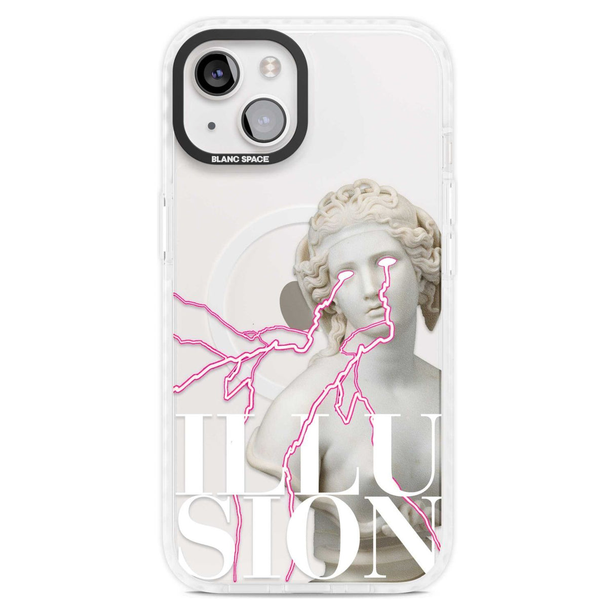 ILLUSION Phone Case iPhone 15 Plus / Magsafe Impact Case,iPhone 15 / Magsafe Impact Case Blanc Space