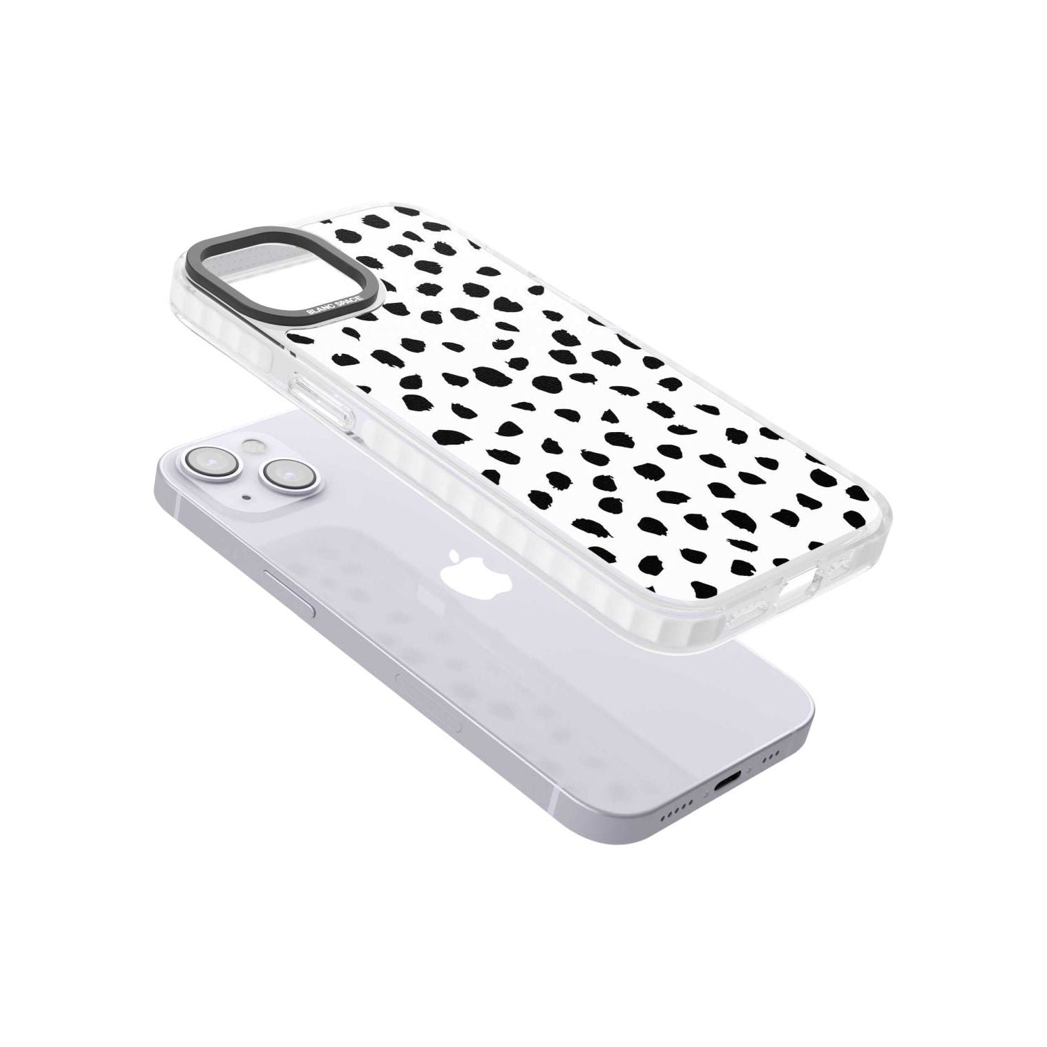 White Dalmatian Print