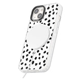 White Dalmatian Print