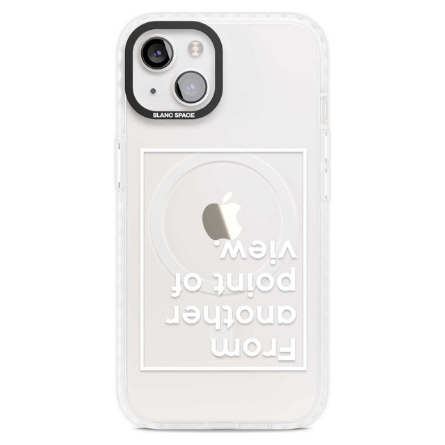 Another Point of View (White) Phone Case iPhone 15 Plus / Magsafe Impact Case,iPhone 15 / Magsafe Impact Case Blanc Space