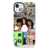 Personalised 3 Photo Grid Custom Phone Case iPhone 15 Plus / Magsafe Impact Case,iPhone 15 / Magsafe Impact Case Blanc Space