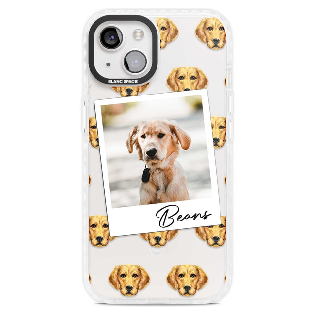 Personalised Labrador - Dog Photo Custom Phone Case iPhone 15 Plus / Magsafe Impact Case,iPhone 15 / Magsafe Impact Case Blanc Space