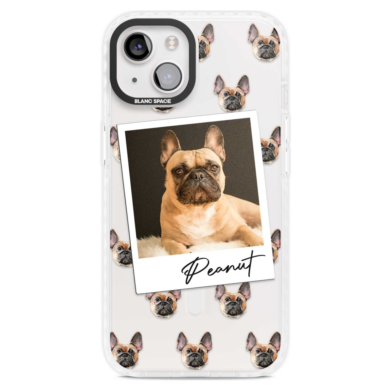 Personalised French Bulldog, Tan - Dog Photo Custom Phone Case iPhone 15 Plus / Magsafe Impact Case,iPhone 15 / Magsafe Impact Case Blanc Space