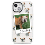 Personalised English Bulldog - Dog Photo Custom Phone Case iPhone 15 Plus / Magsafe Impact Case,iPhone 15 / Magsafe Impact Case Blanc Space