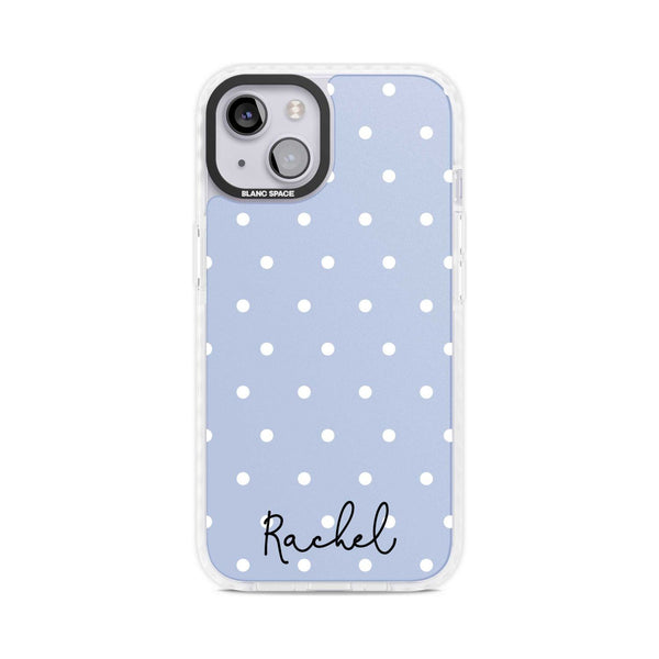 Personalised Powder Blue Dots