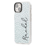 Personalised Vertical Cursive & Dots Custom Phone Case iPhone 15 Pro Max / Black Impact Case,iPhone 15 Plus / Black Impact Case,iPhone 15 Pro / Black Impact Case,iPhone 15 / Black Impact Case,iPhone 15 Pro Max / Impact Case,iPhone 15 Plus / Impact Case,iPhone 15 Pro / Impact Case,iPhone 15 / Impact Case,iPhone 15 Pro Max / Magsafe Black Impact Case,iPhone 15 Plus / Magsafe Black Impact Case,iPhone 15 Pro / Magsafe Black Impact Case,iPhone 15 / Magsafe Black Impact Case,iPhone 14 Pro Max / Black Impact Case,