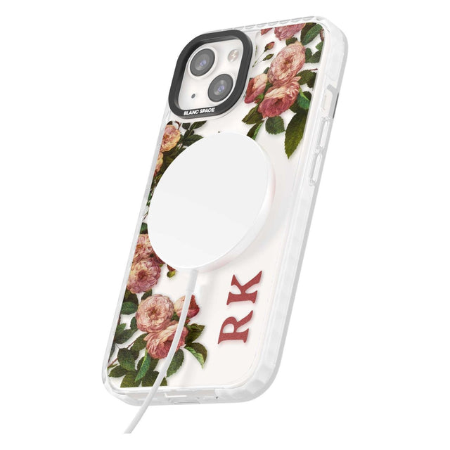 Personalised Clear Vintage Floral Pink Garden Roses Custom Phone Case iPhone 15 Pro Max / Black Impact Case,iPhone 15 Plus / Black Impact Case,iPhone 15 Pro / Black Impact Case,iPhone 15 / Black Impact Case,iPhone 15 Pro Max / Impact Case,iPhone 15 Plus / Impact Case,iPhone 15 Pro / Impact Case,iPhone 15 / Impact Case,iPhone 15 Pro Max / Magsafe Black Impact Case,iPhone 15 Plus / Magsafe Black Impact Case,iPhone 15 Pro / Magsafe Black Impact Case,iPhone 15 / Magsafe Black Impact Case,iPhone 14 Pro Max / Bla