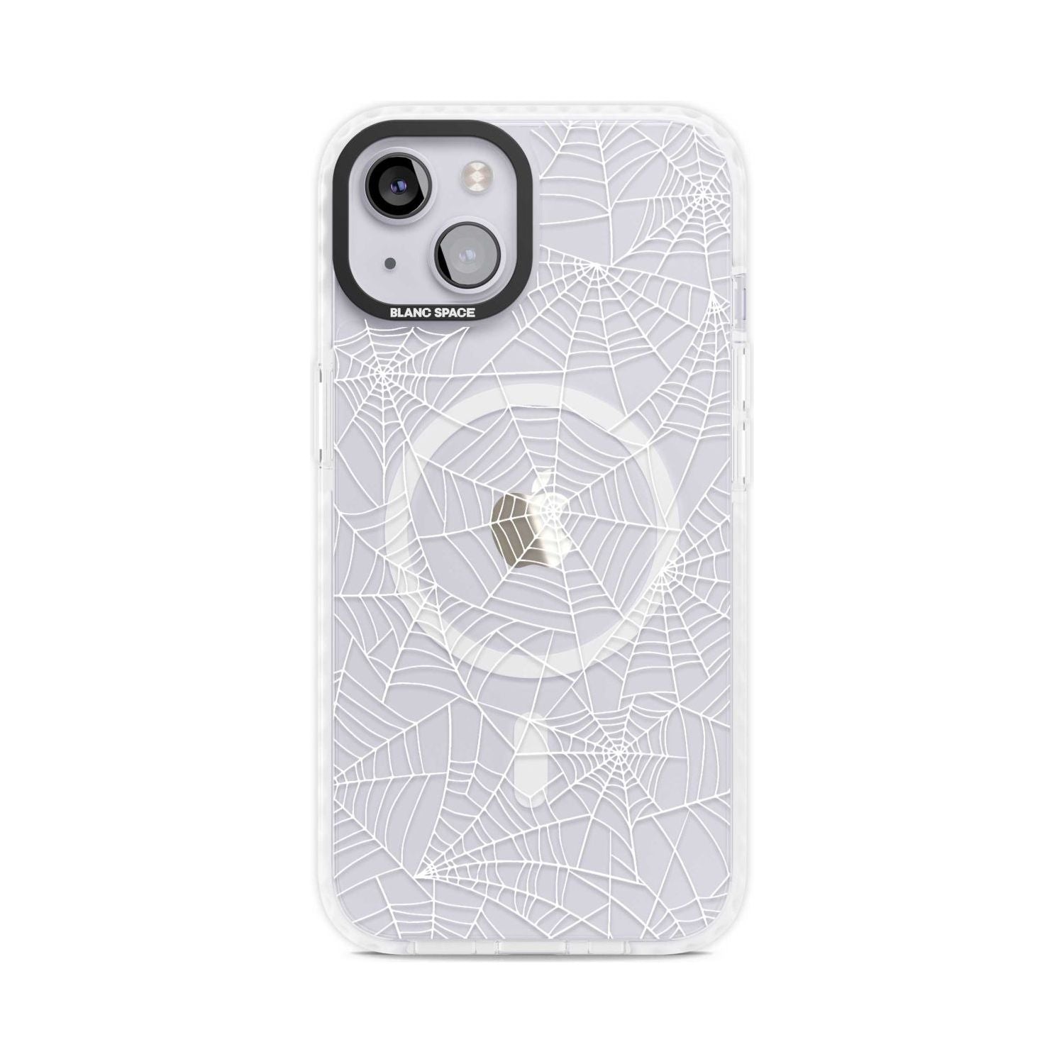 Personalised Spider Web Pattern Custom Phone Case iPhone 15 Plus / Magsafe Impact Case,iPhone 15 / Magsafe Impact Case Blanc Space