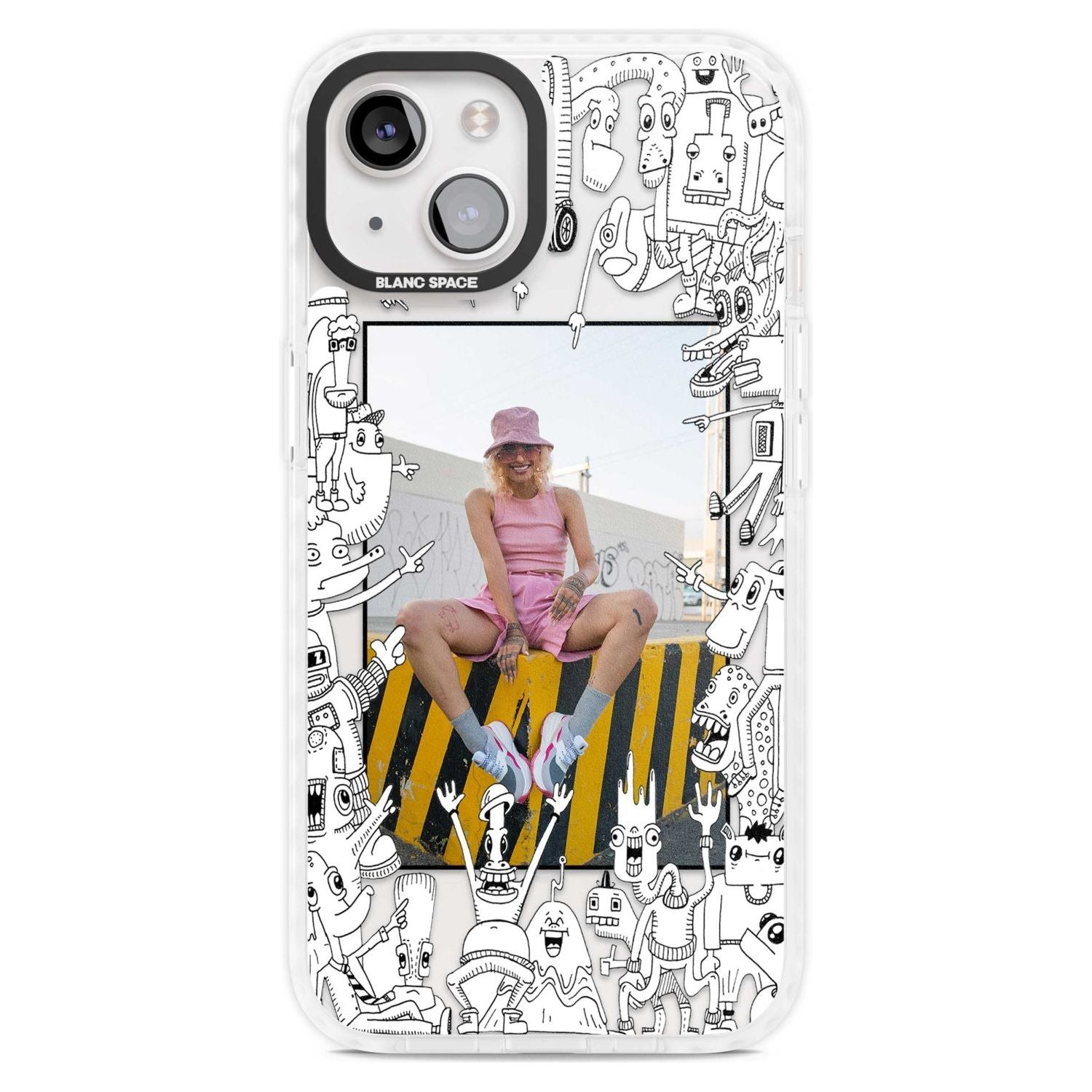Personalised Look At This Photo Case Custom Phone Case iPhone 15 Plus / Magsafe Impact Case,iPhone 15 / Magsafe Impact Case Blanc Space