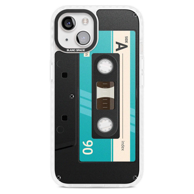 Personalised Dark Cassette Custom Phone Case iPhone 15 Plus / Magsafe Impact Case,iPhone 15 / Magsafe Impact Case Blanc Space