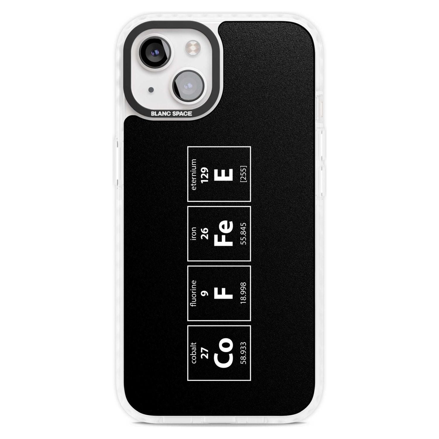 Coffee Element (Black) Phone Case iPhone 15 Plus / Magsafe Impact Case,iPhone 15 / Magsafe Impact Case Blanc Space