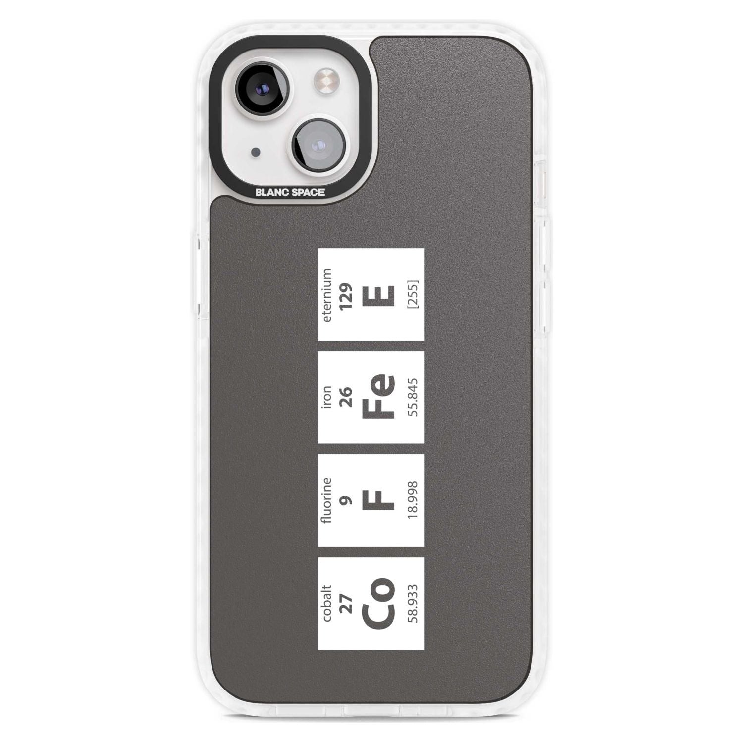 Coffee Element (Grey) Phone Case iPhone 15 Plus / Magsafe Impact Case,iPhone 15 / Magsafe Impact Case Blanc Space