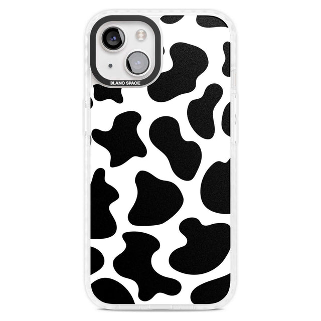 Cow Print Phone Case iPhone 15 Plus / Magsafe Impact Case,iPhone 15 / Magsafe Impact Case Blanc Space