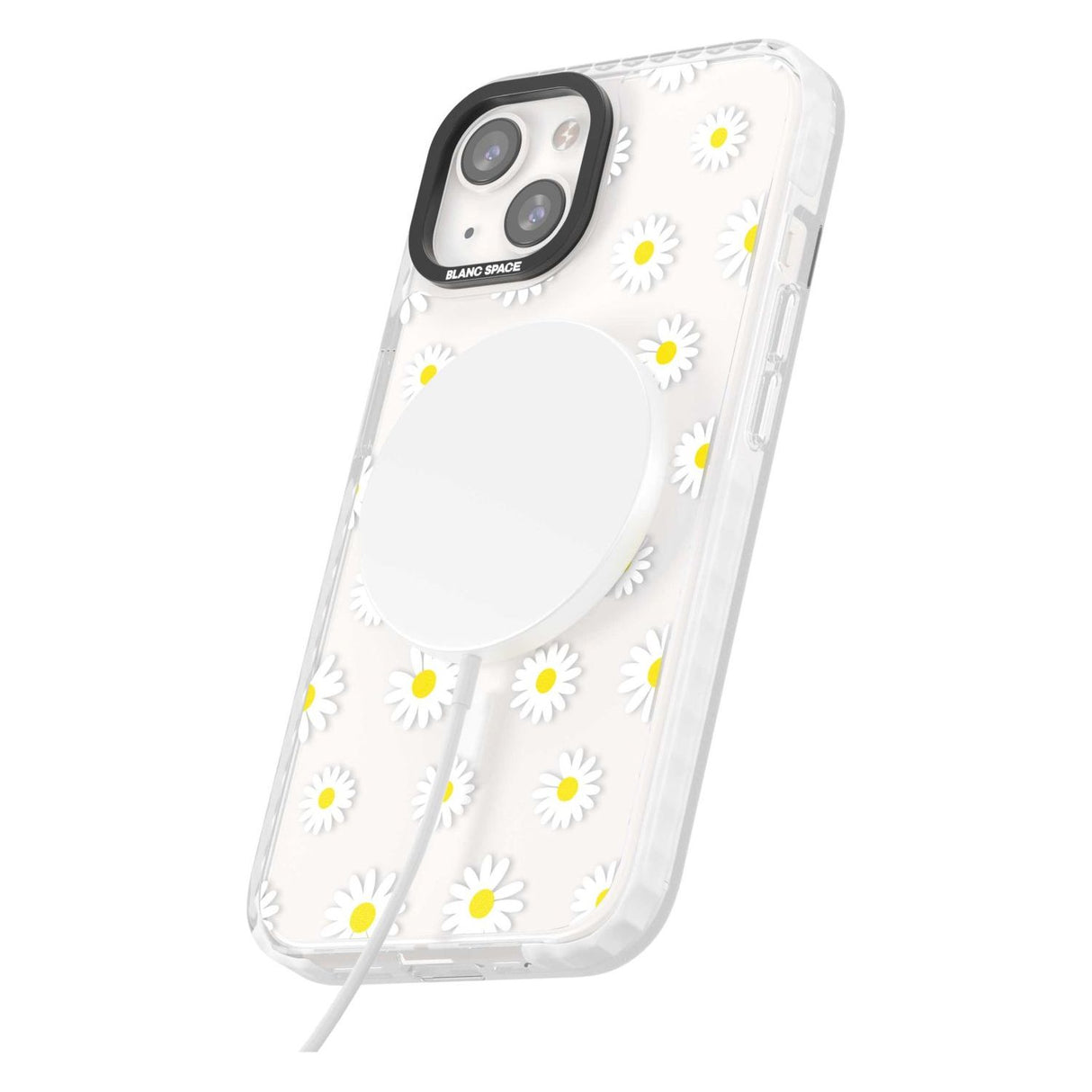 White Daisy Pattern (Clear)