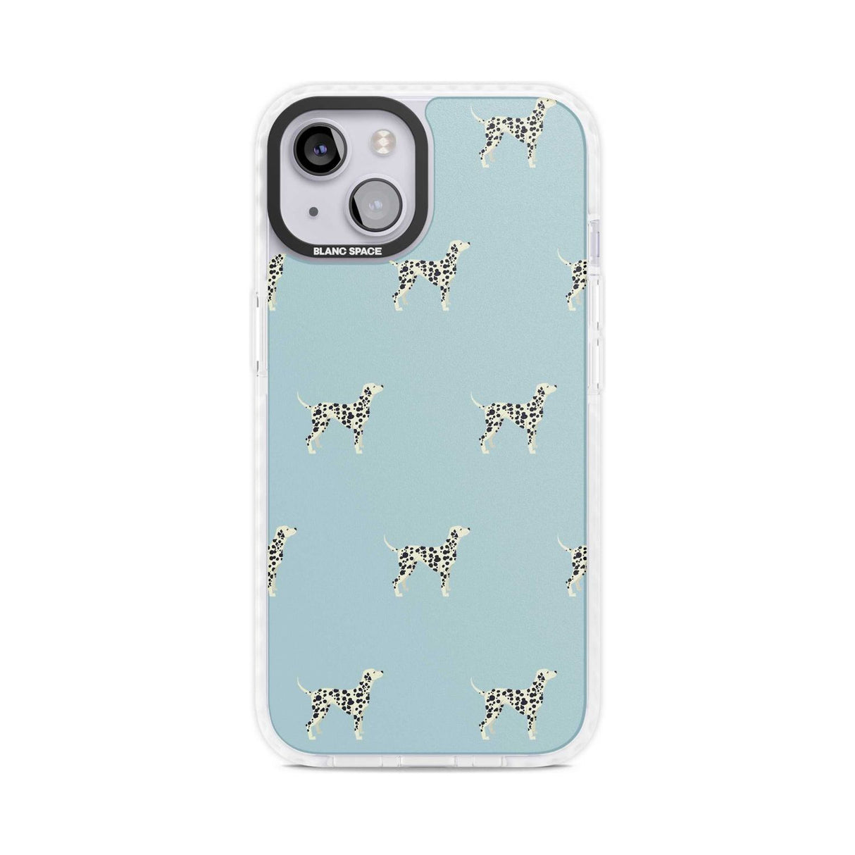 Dalmation Dog Pattern Phone Case iPhone 15 Plus / Magsafe Impact Case,iPhone 15 / Magsafe Impact Case Blanc Space