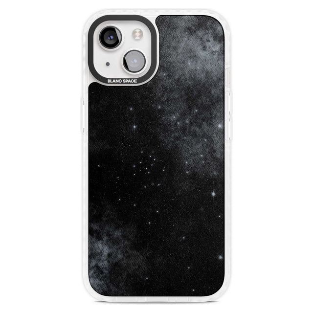 Night Sky Galaxies: Shimmering Stars Phone Case iPhone 15 Plus / Magsafe Impact Case,iPhone 15 / Magsafe Impact Case Blanc Space
