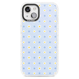 Pale Blue Daisies Phone Case iPhone 15 Plus / Magsafe Impact Case,iPhone 15 / Magsafe Impact Case Blanc Space