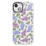 Purple Blossoms Transparent Floral