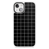 Simplistic Large Grid Pattern Black