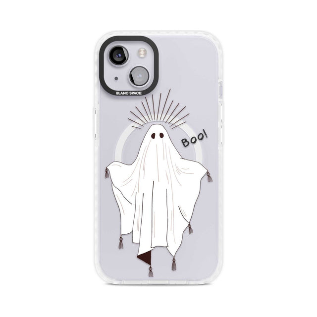 BOO! Phone Case iPhone 15 Plus / Magsafe Impact Case,iPhone 15 / Magsafe Impact Case Blanc Space