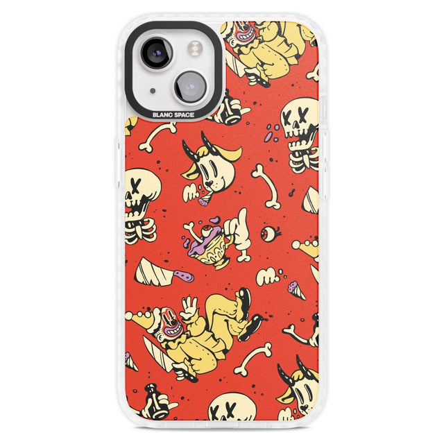 Red Retro Halloween Pattern