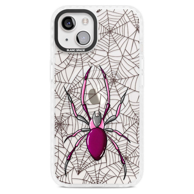 Arachnophobia Phone Case iPhone 15 Plus / Magsafe Impact Case,iPhone 15 / Magsafe Impact Case Blanc Space