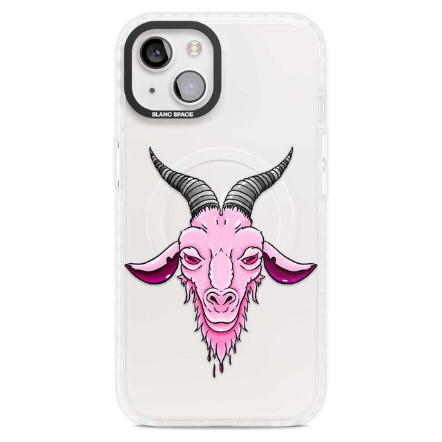 Ba-phomet Phone Case iPhone 15 Plus / Magsafe Impact Case,iPhone 15 / Magsafe Impact Case Blanc Space